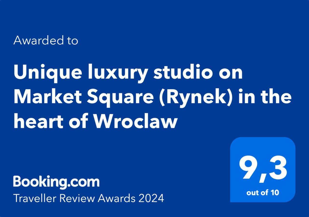 Апартаменты Unique Luxury Studio On Market Square Вроцлав Экстерьер фото
